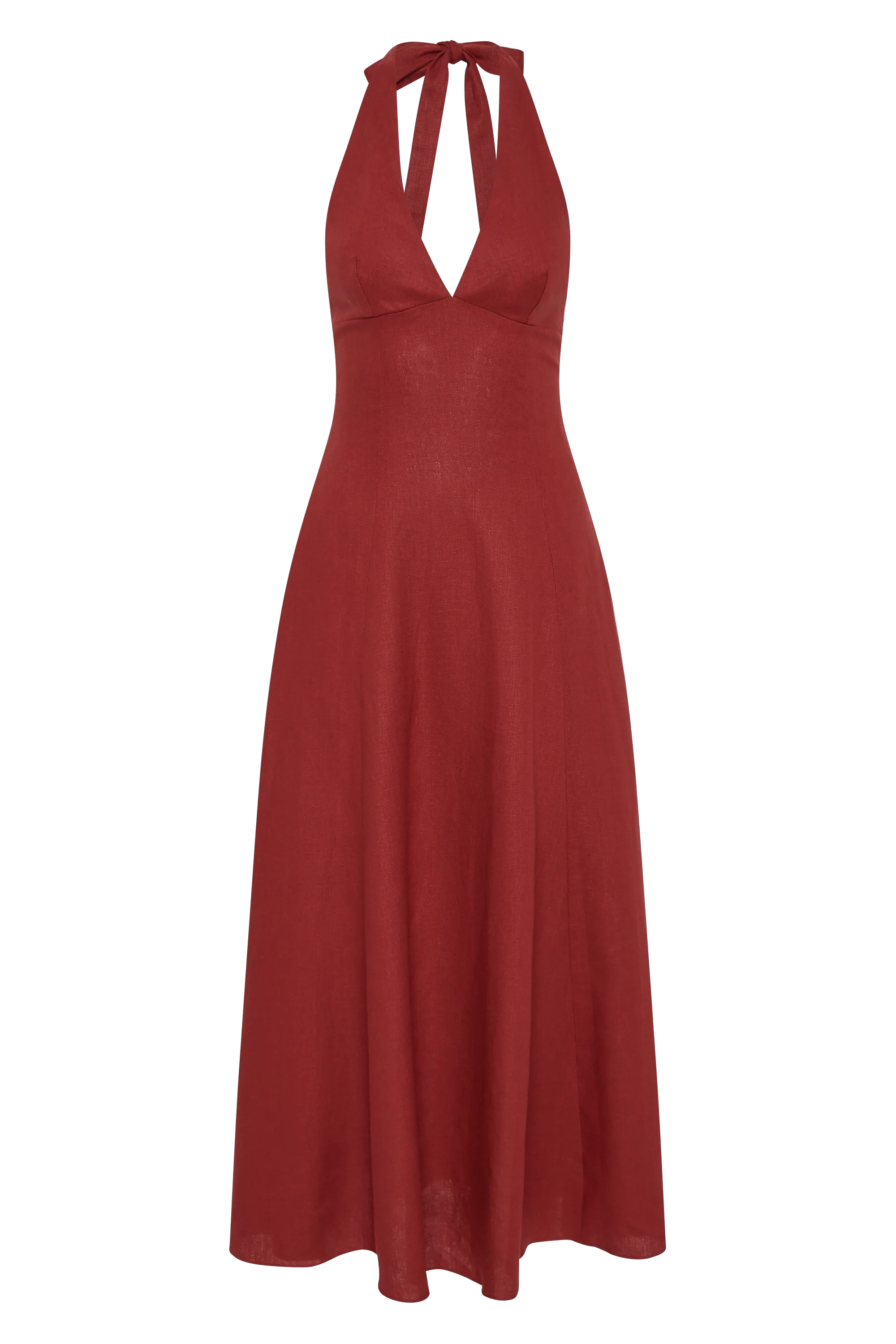 Marais Midi Dress Deep Red - Final Sale