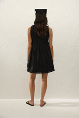 Dion Mini Dress Fiore Lace Black - Final Sale