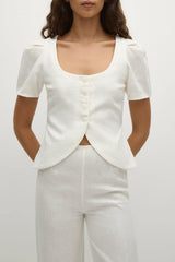 Audrey Vest White