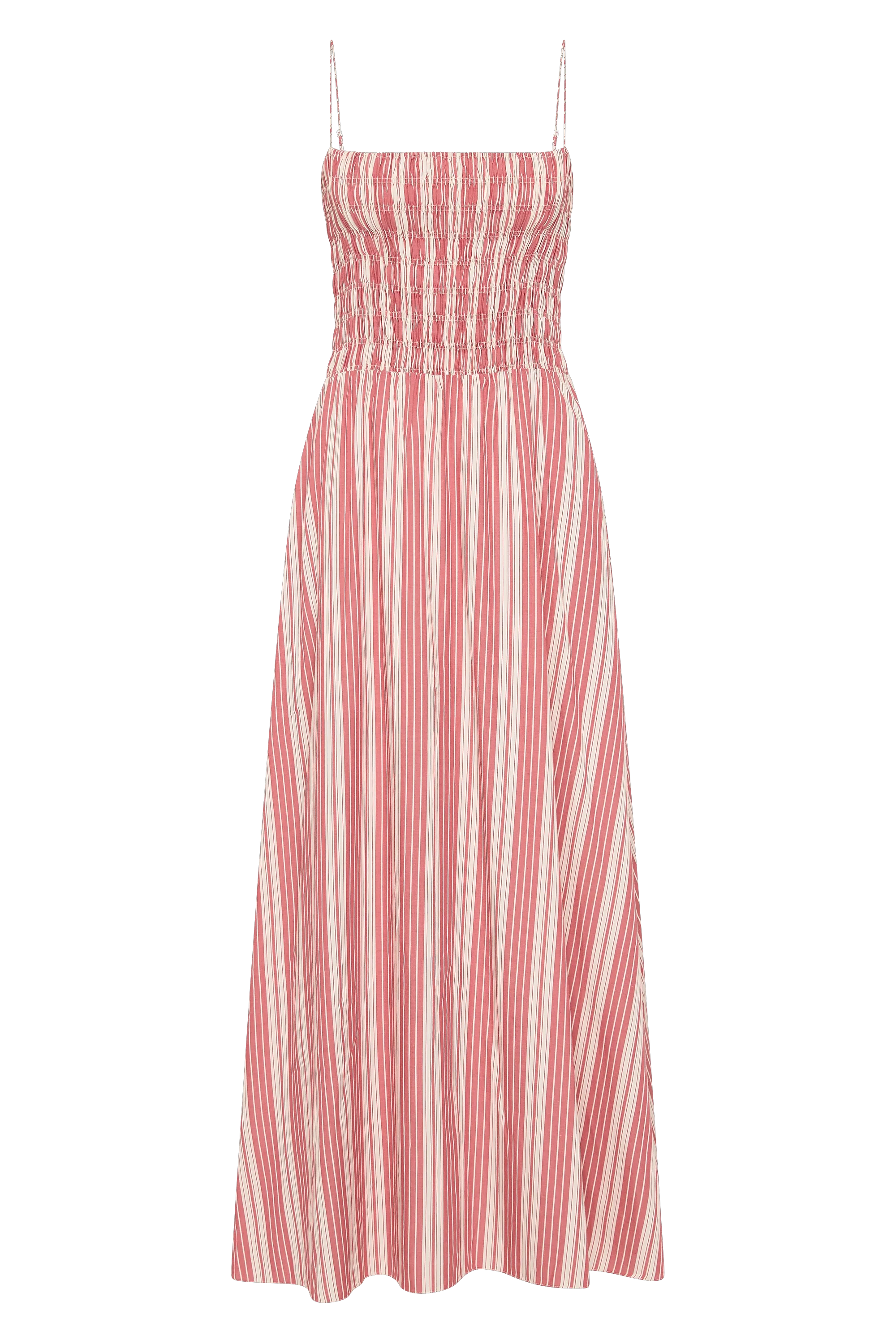 Lida Maxi Dress Cherry Stripe - Final Sale
