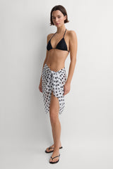 Mirra Pareo White Black Dot