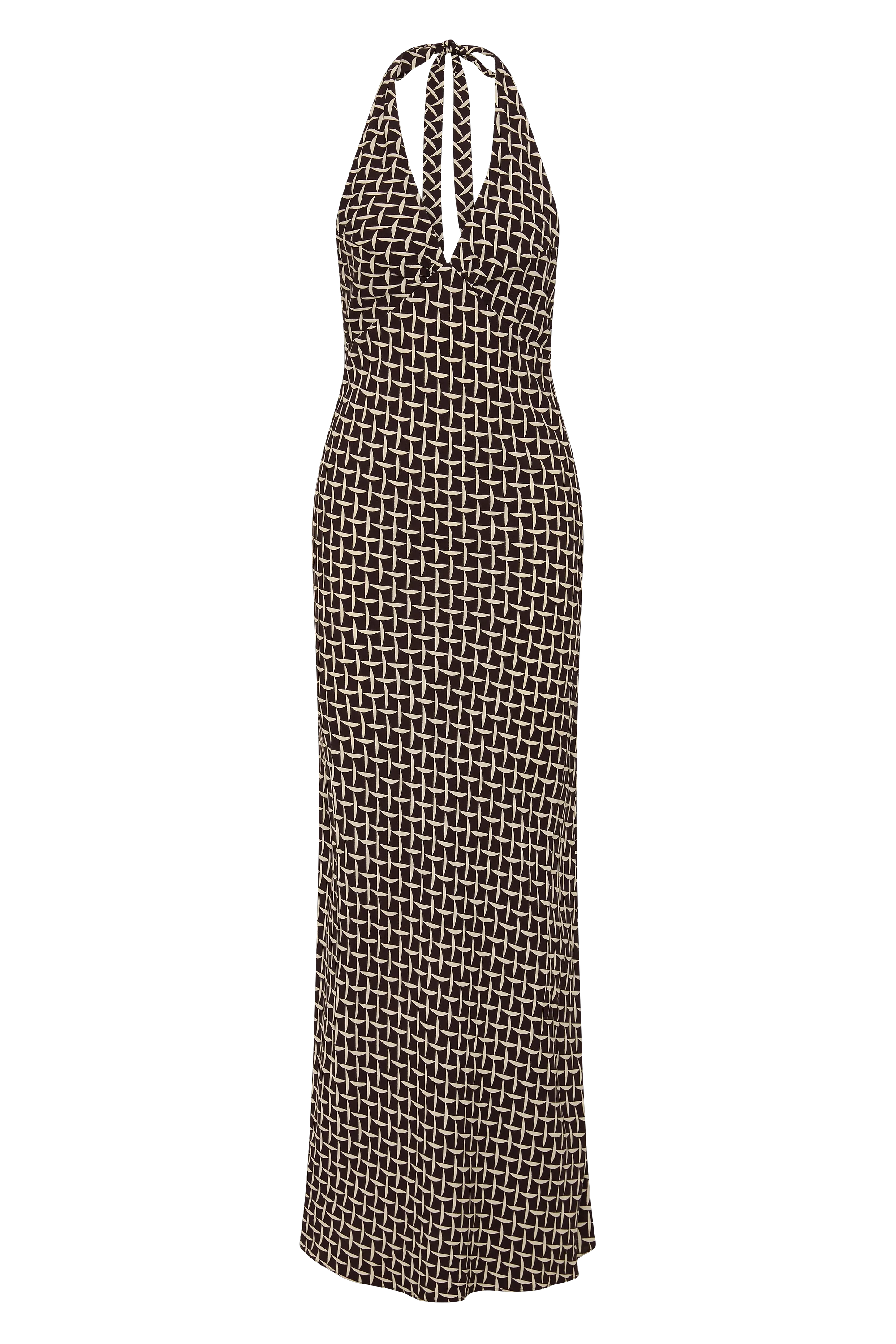 Soame Maxi Dress Espresso Geo - Final Sale
