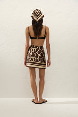 Karys Mini Wrap Skirt Ombra - Final Sale