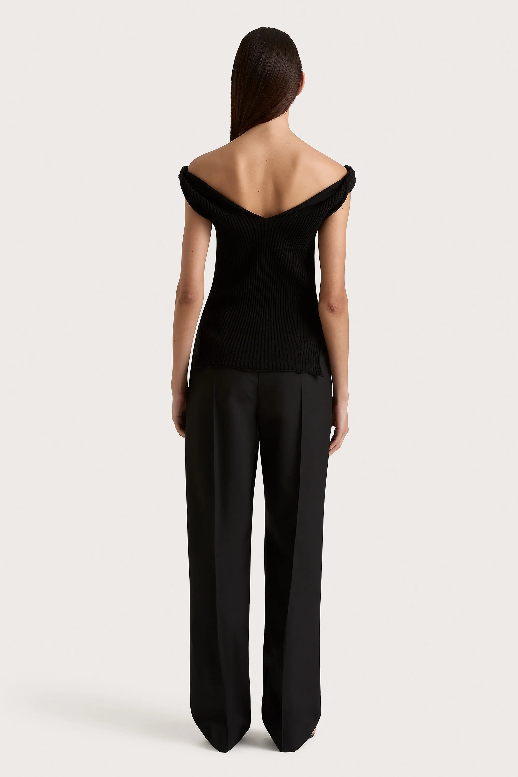 Heidi Knit Top Black - Final Sale