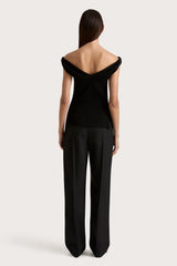 Heidi Knit Top Black - Final Sale