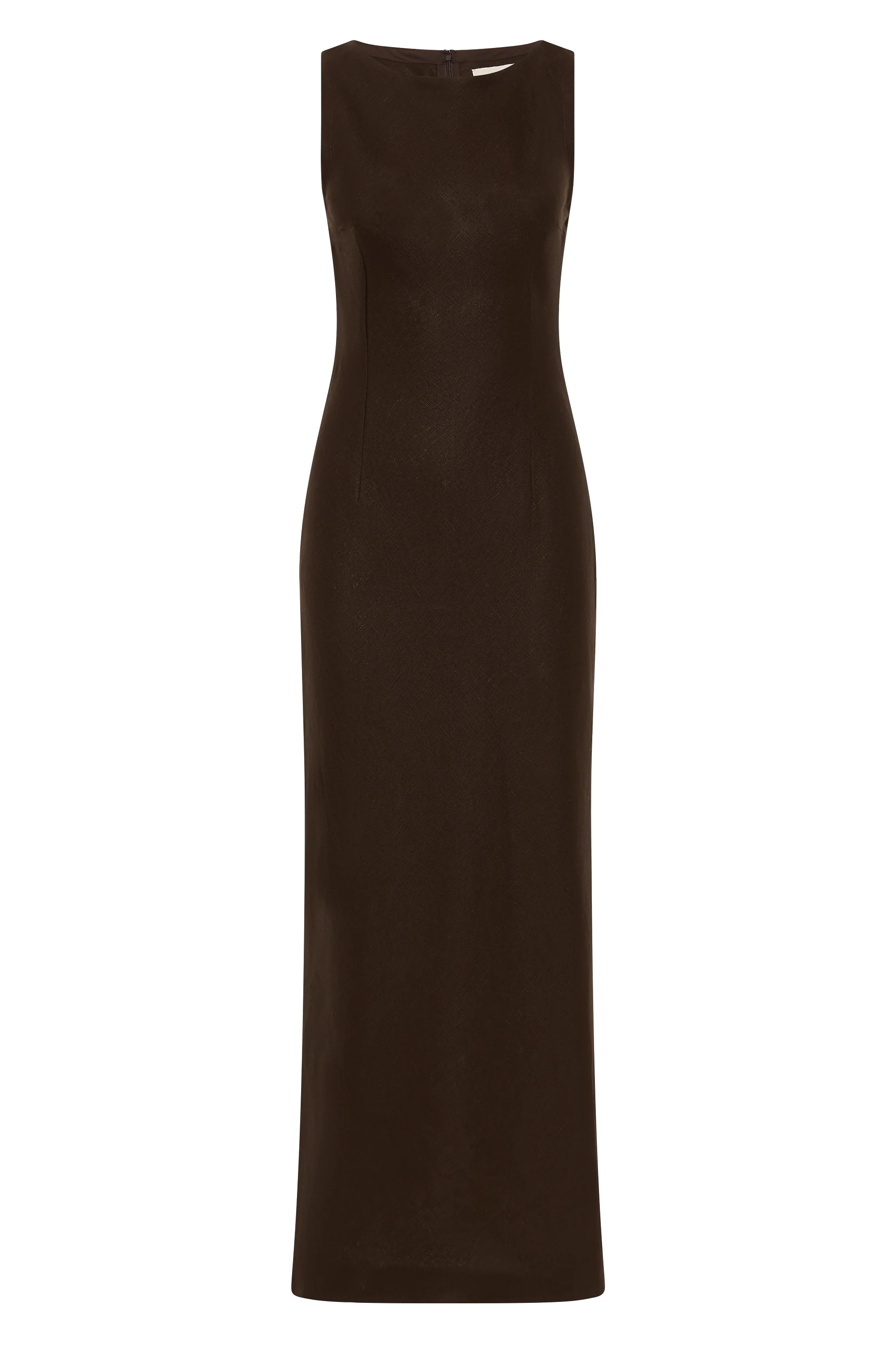 Lydie Maxi Dress Coffee - Final Sale