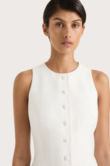 Eveline Mini Dress White - Final Sale