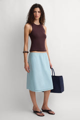 The Knee Skirt Teal