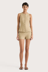 Florine Mini Shorts Caramel - Final Sale