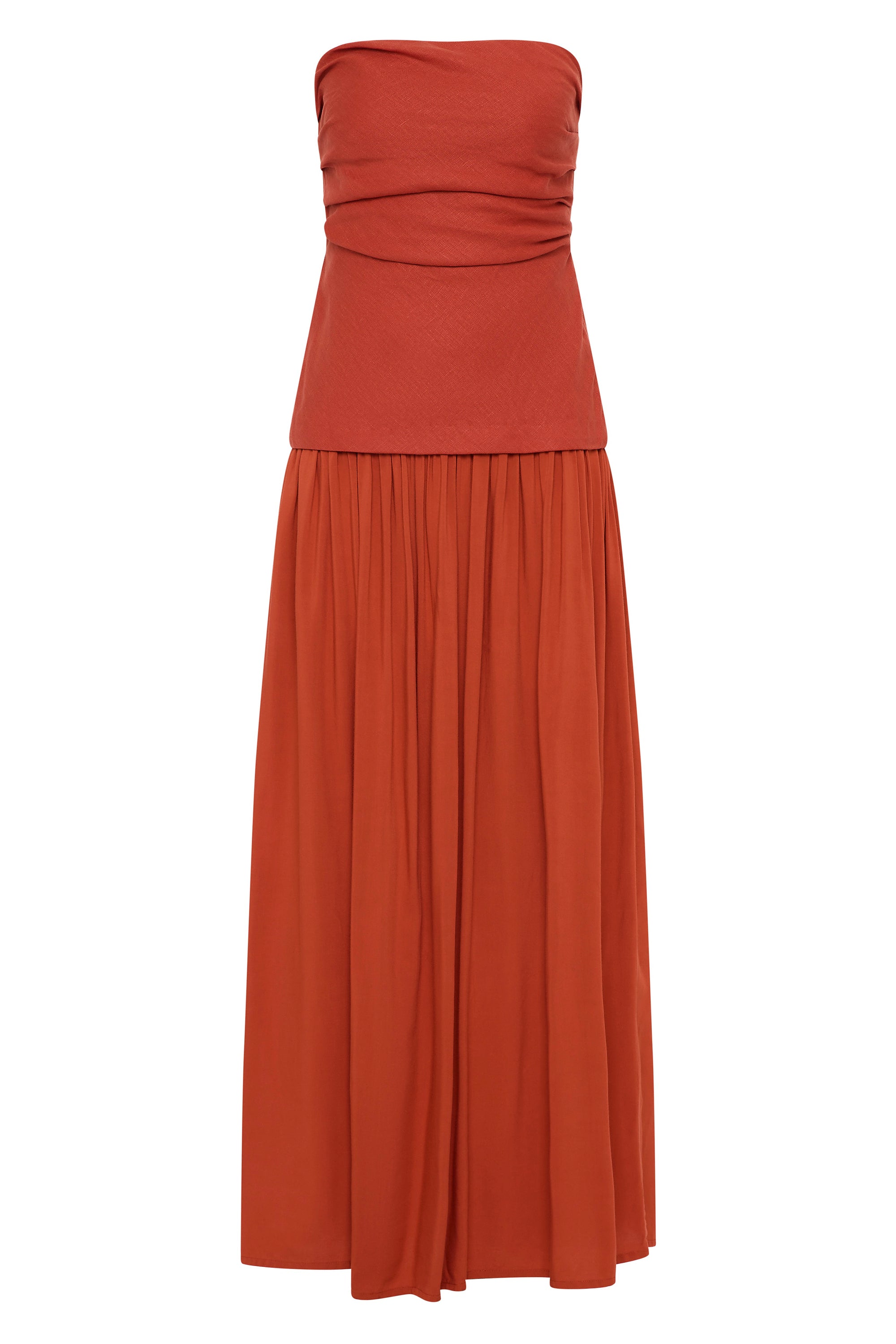 Hedy Maxi Dress Dusty Tomato - Final Sale