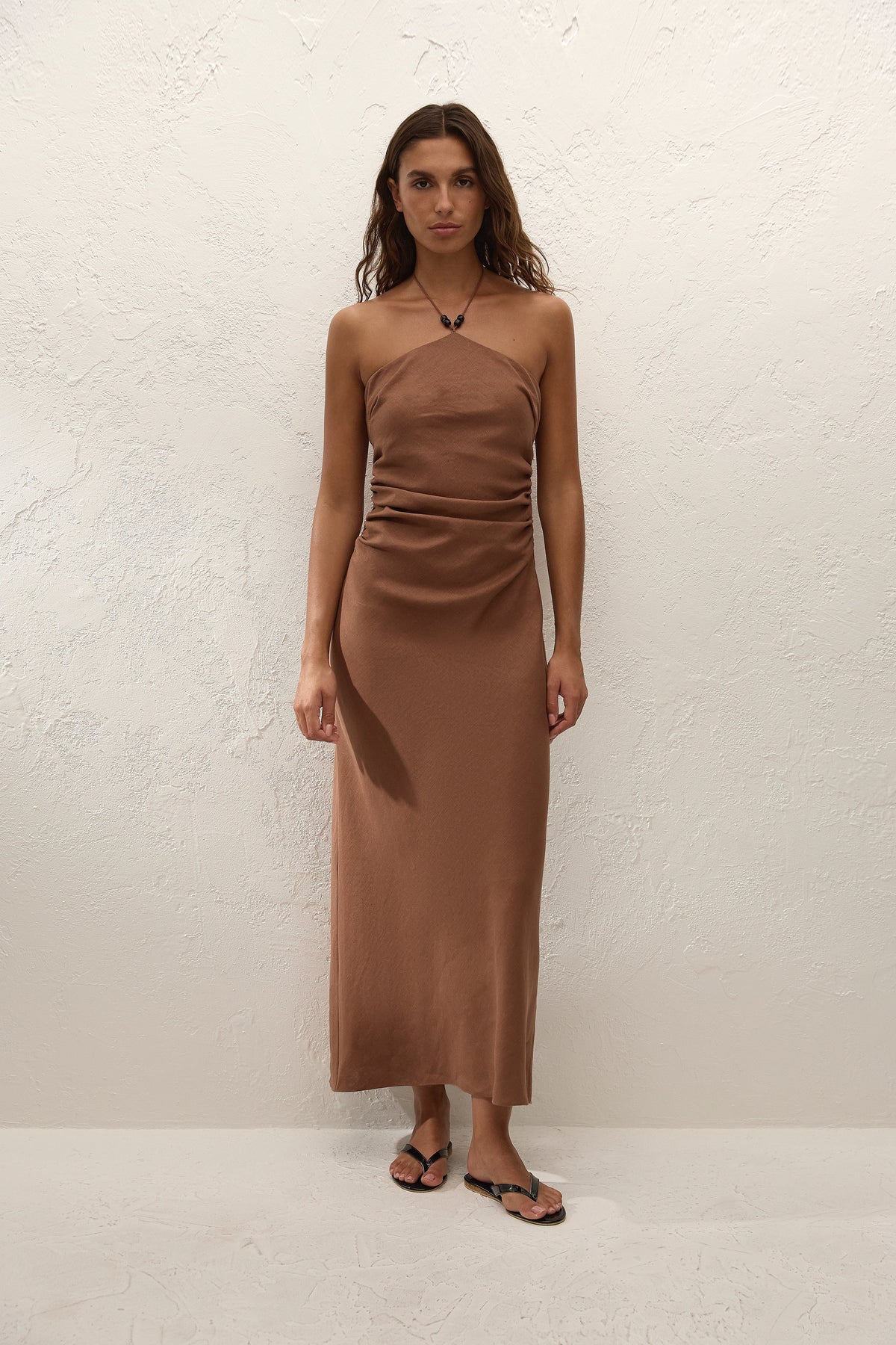 Natalia Midi Dress Cacao