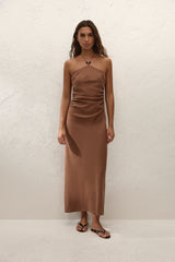 Natalia Midi Dress Cacao
