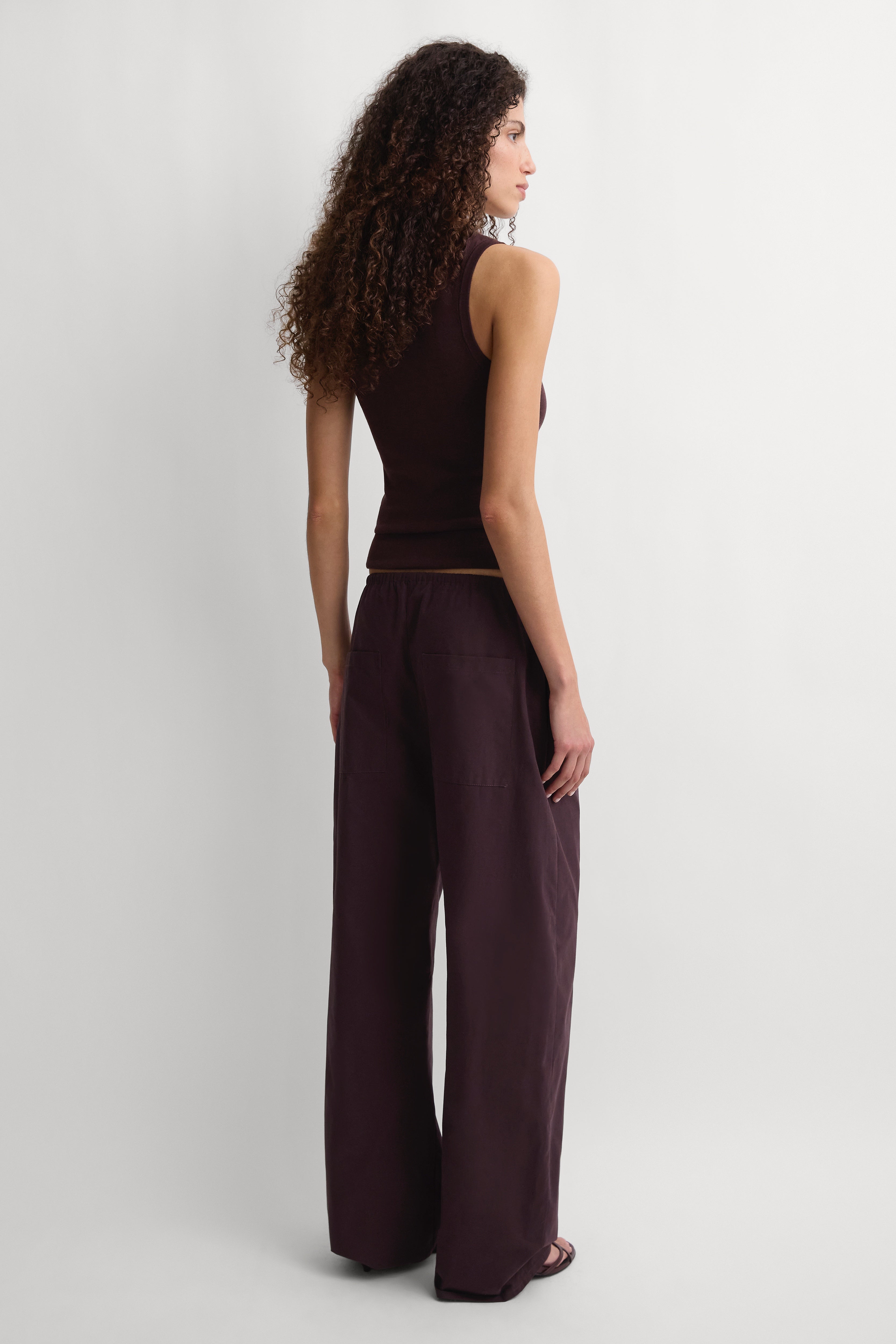 The Cotton Pant Prune