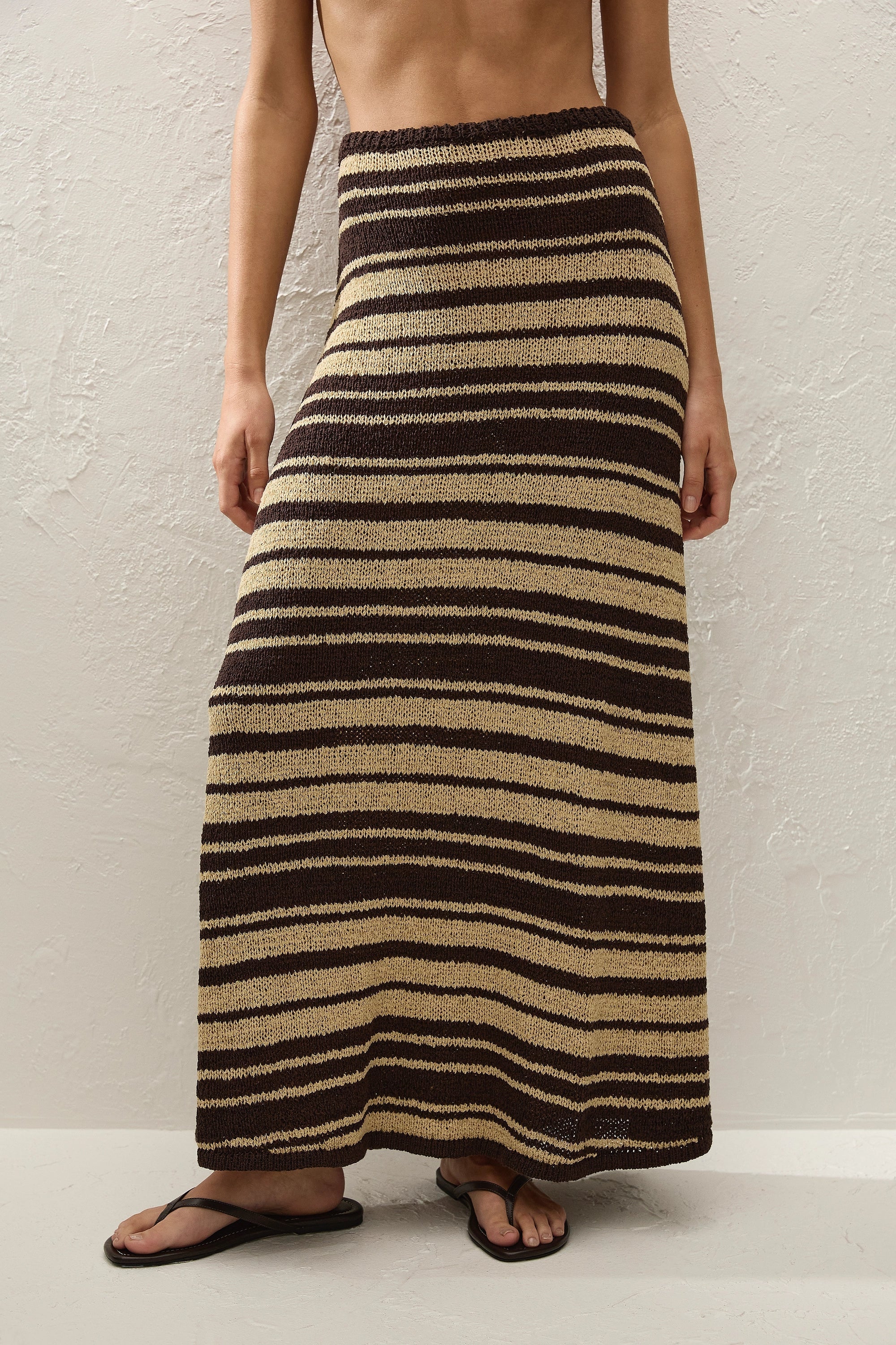 Micah Skirt Carob Wheat - Final Sale