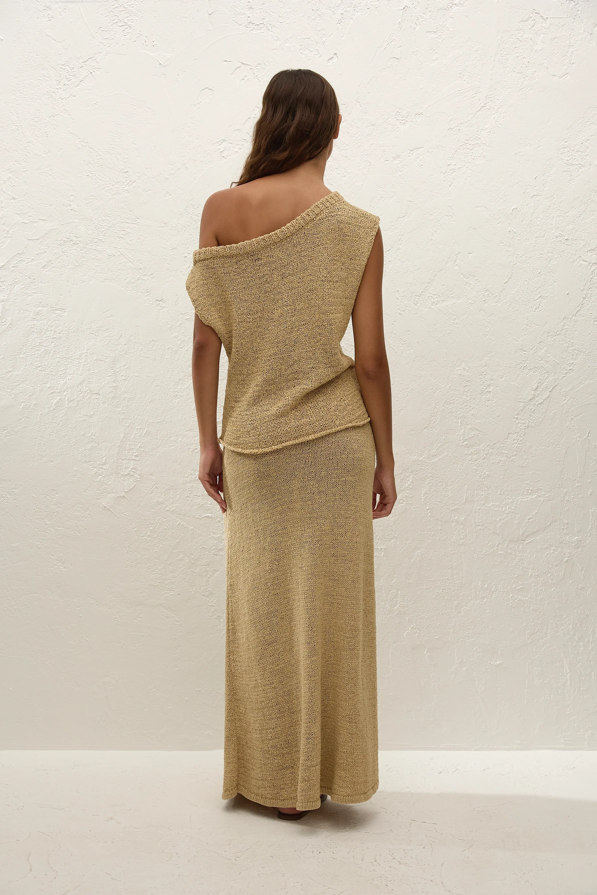Micah Skirt Wheat - Final Sale