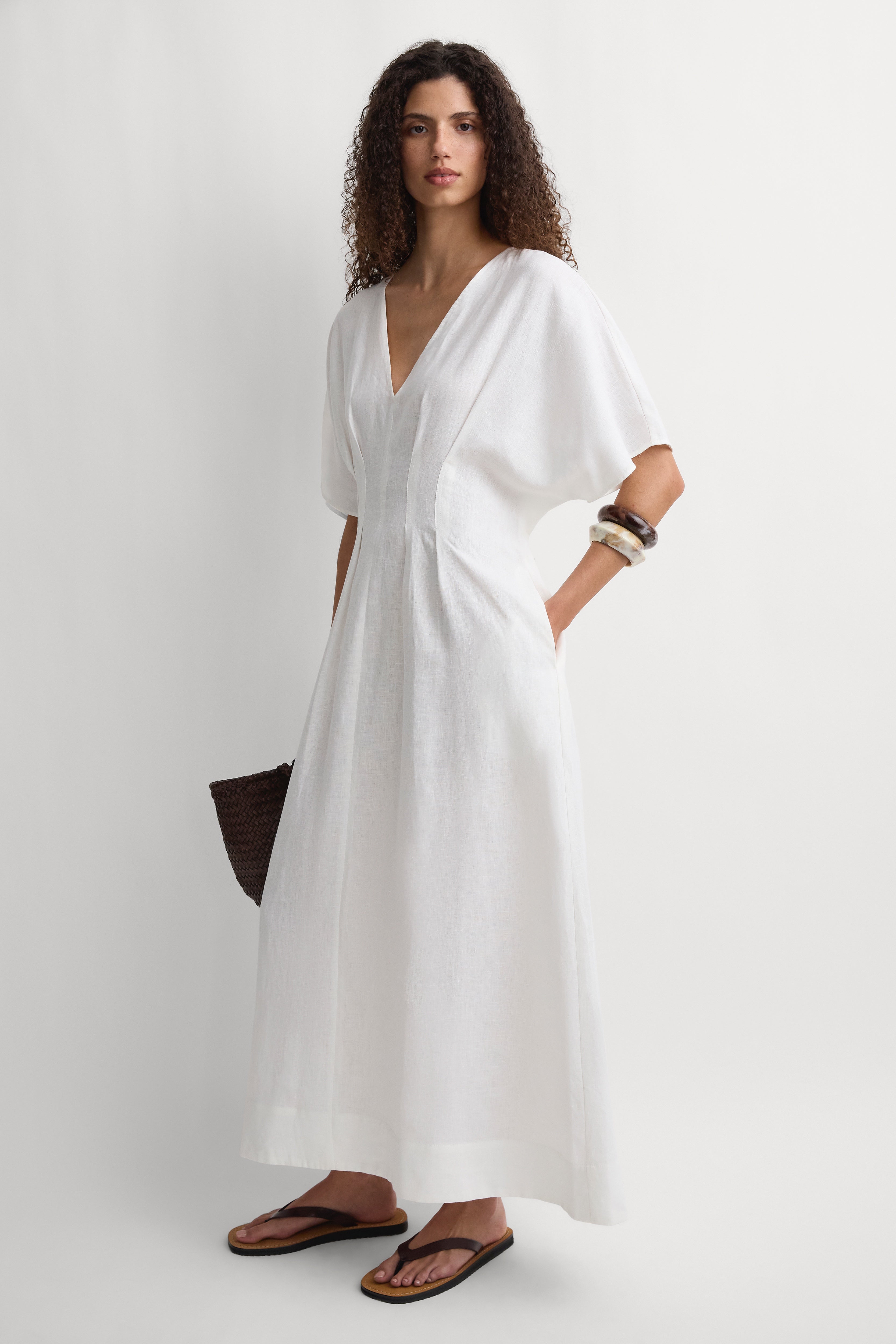 The Kimono Dress White