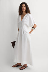 The Kimono Dress White