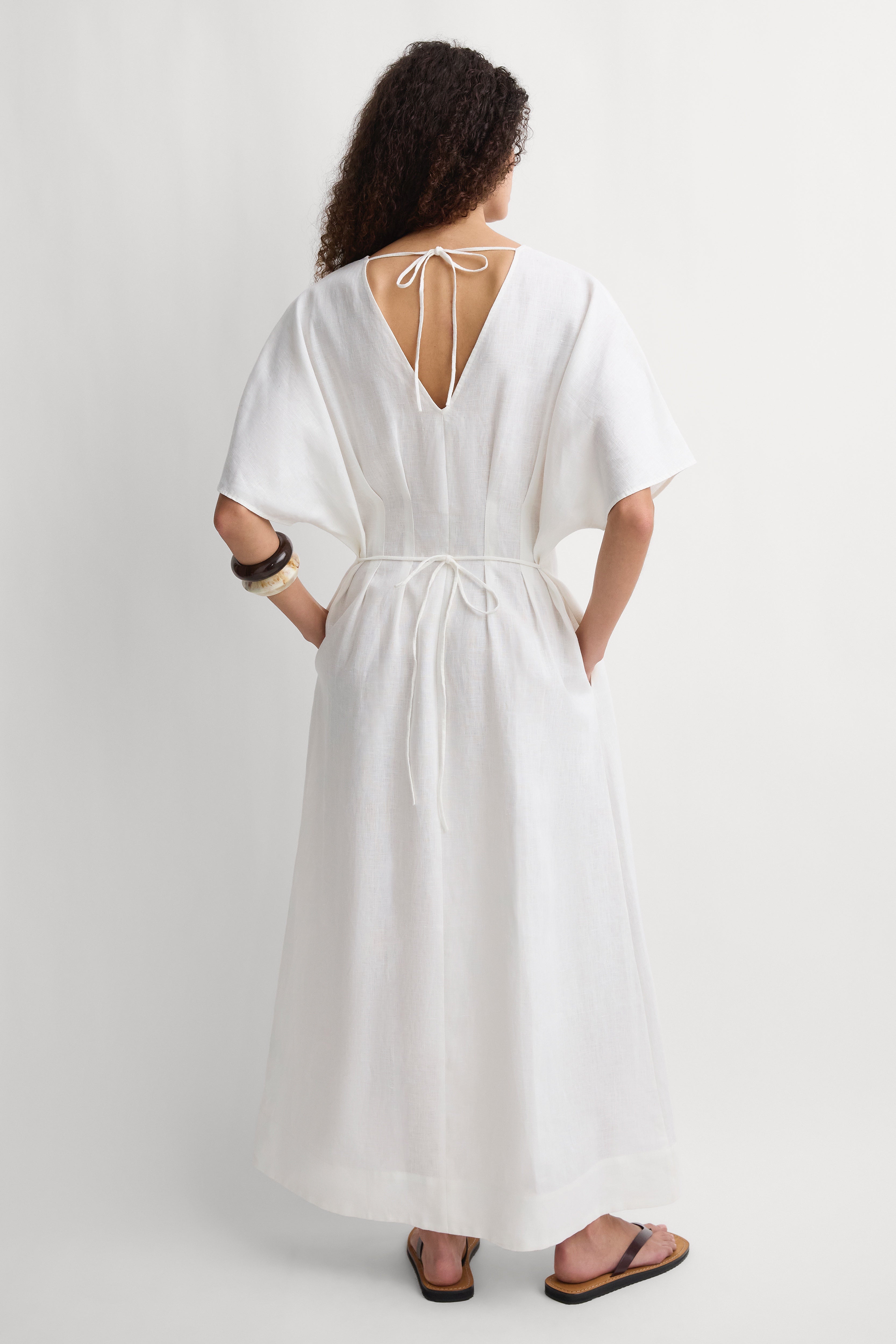 The Kimono Dress White