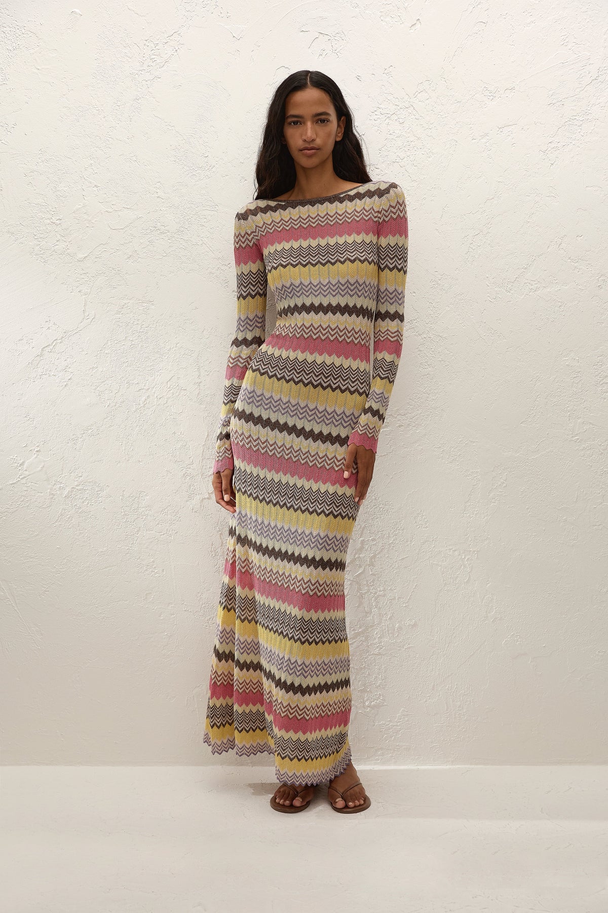 Pedro Maxi Dress Perla Stripe