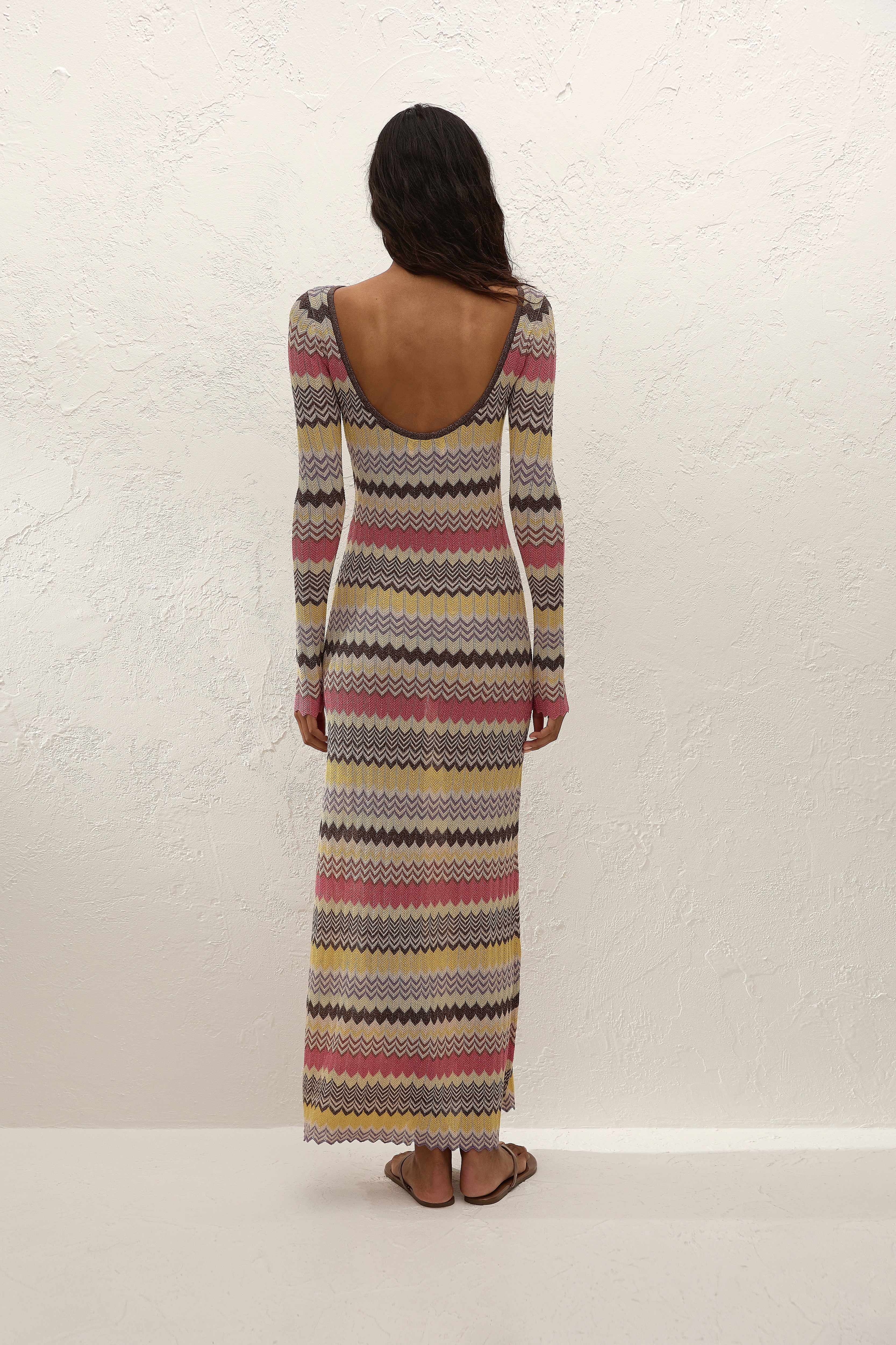 Pedro Maxi Dress Perla Stripe