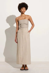 Amreli Maxi Skirt Natural - Final Sale