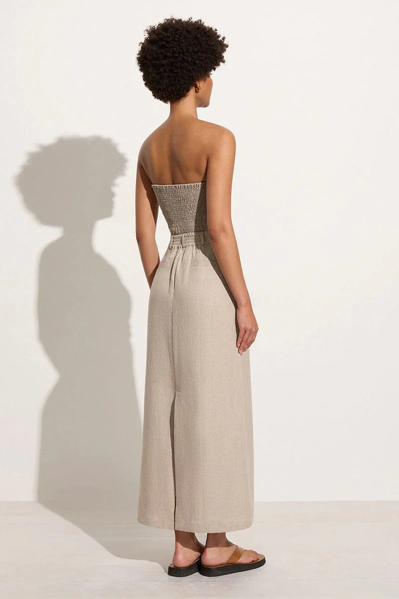 Amreli Maxi Skirt Natural - Final Sale