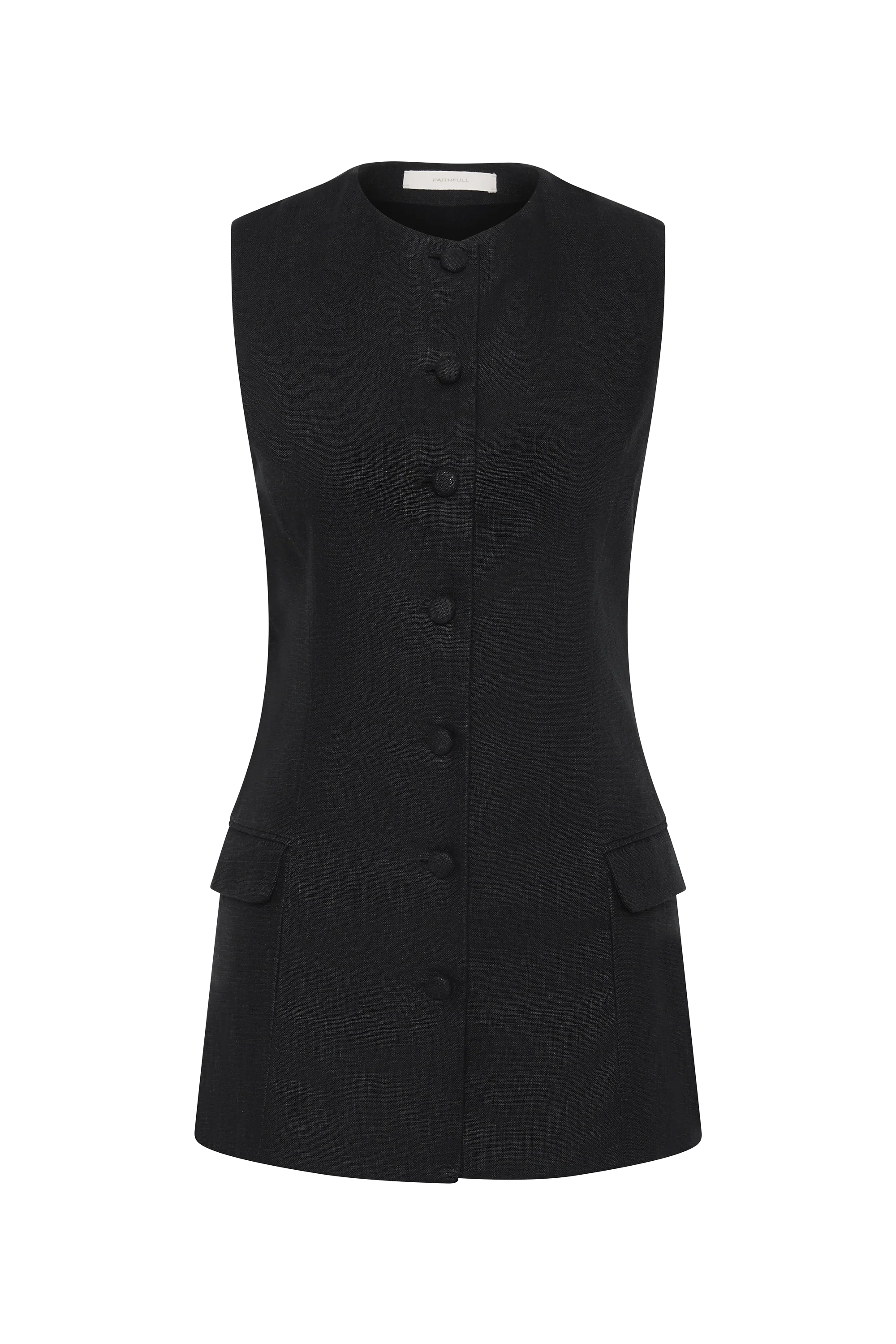 Jane Vest Black - Final Sale