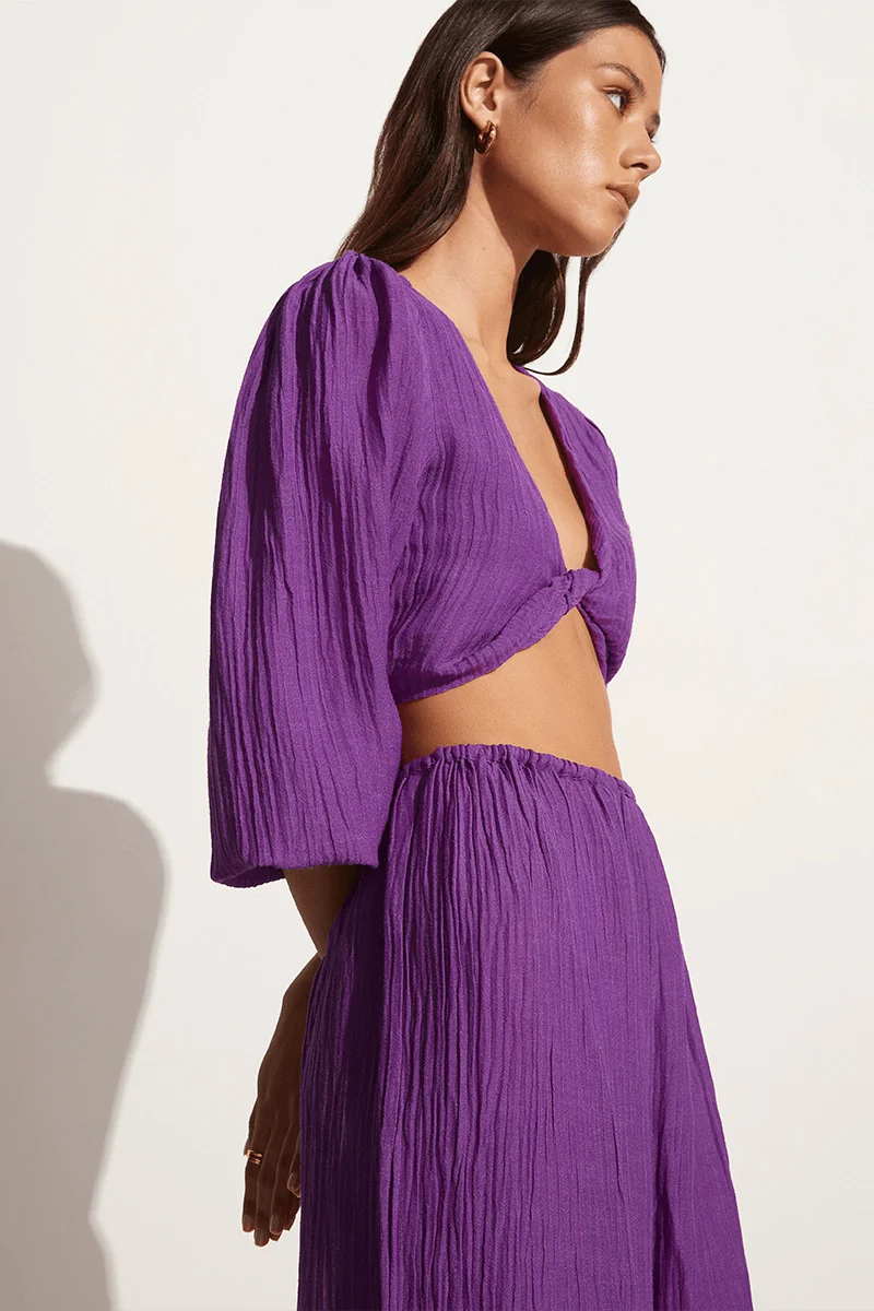 Palmera Top Violet - Final Sale