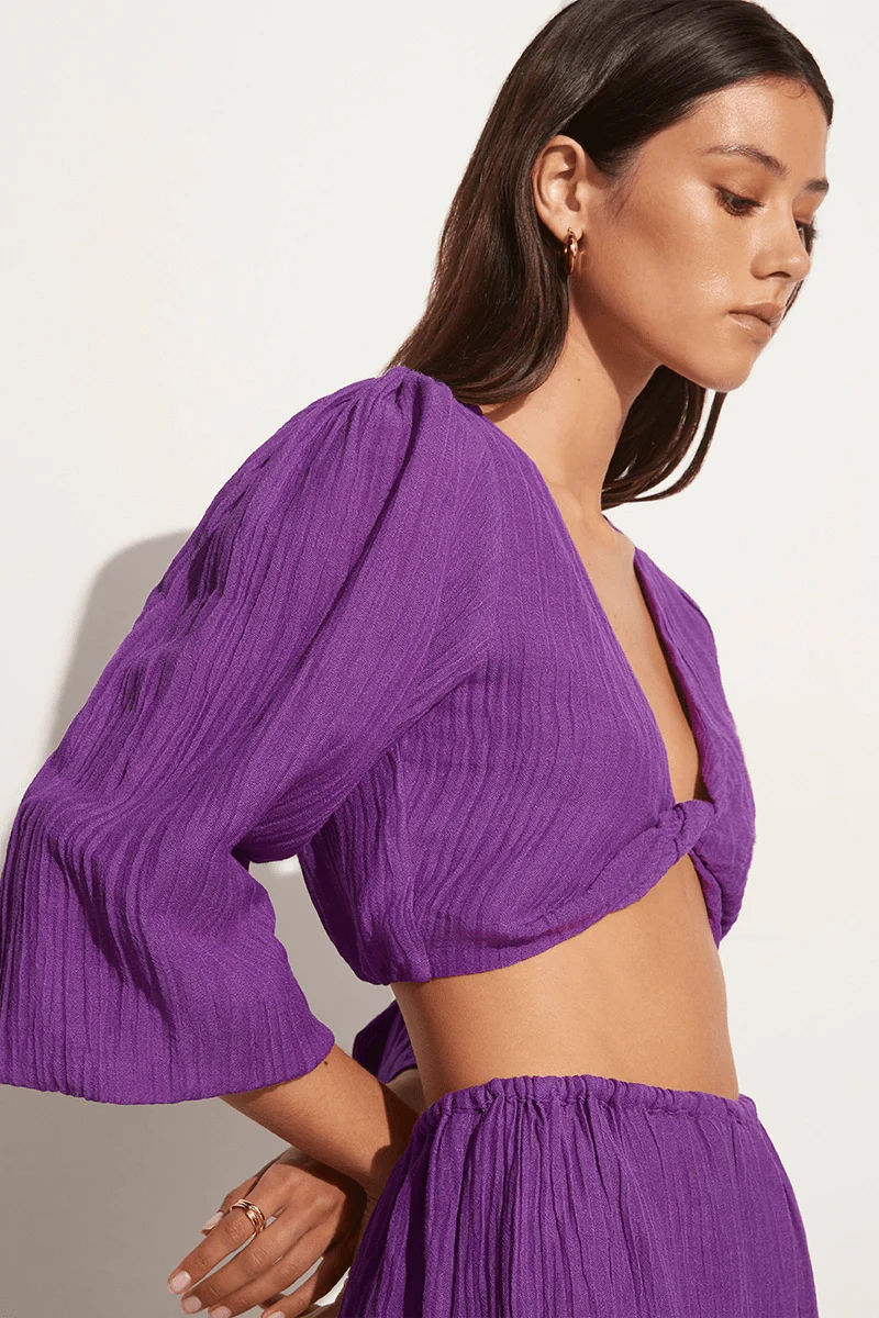 Palmera Top Violet - Final Sale