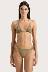 Sete Bikini Top Khaki - Final Sale
