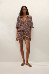 Luis Short Ramona Stripe