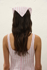 Lucia Head Scarf Fiori Stripe Palazzo - Final Sale