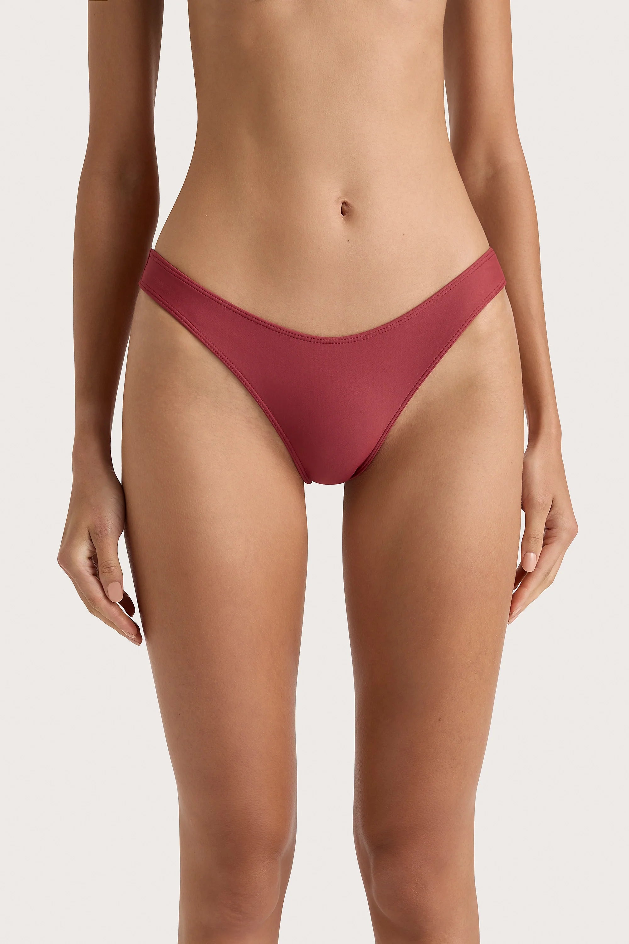 Bebe Bikini Bottom Wine - Final Sale