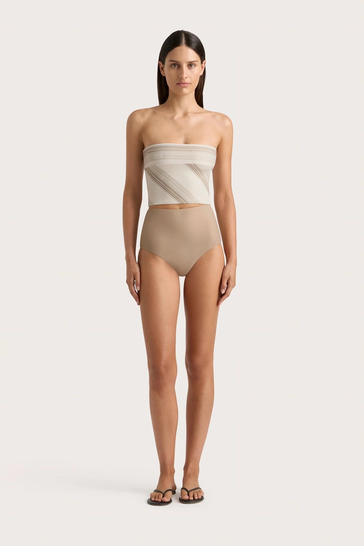 Reyes Bikini Bottom Taupe - Final Sale