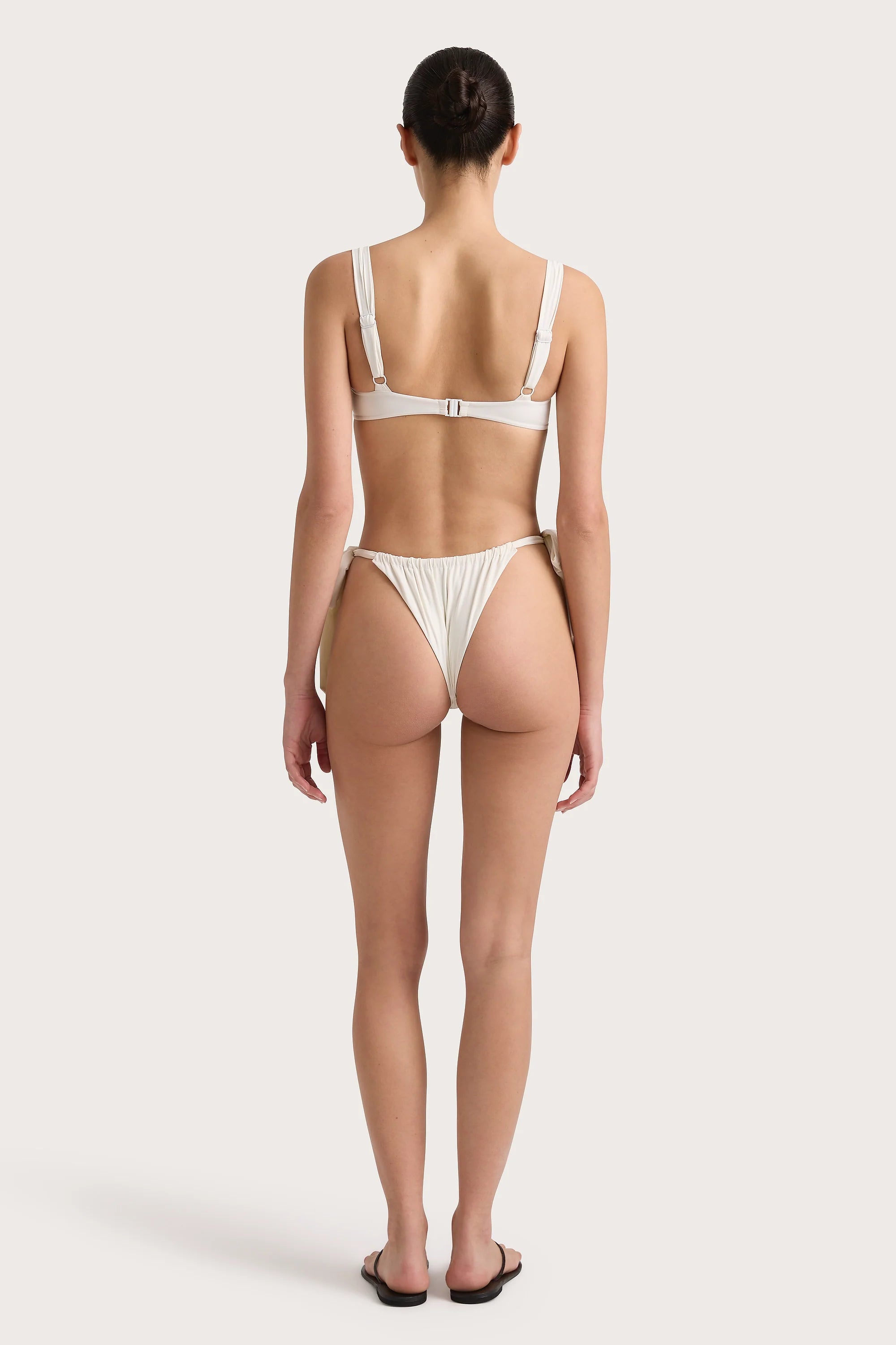 Costa Bikini Bottoms White - Final Sale