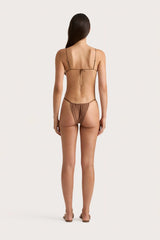 Elea Bikini Bottom Oliander Cocoa - Final Sale