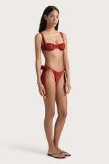 Costa Bikini Bottoms Garnet - Final Sale