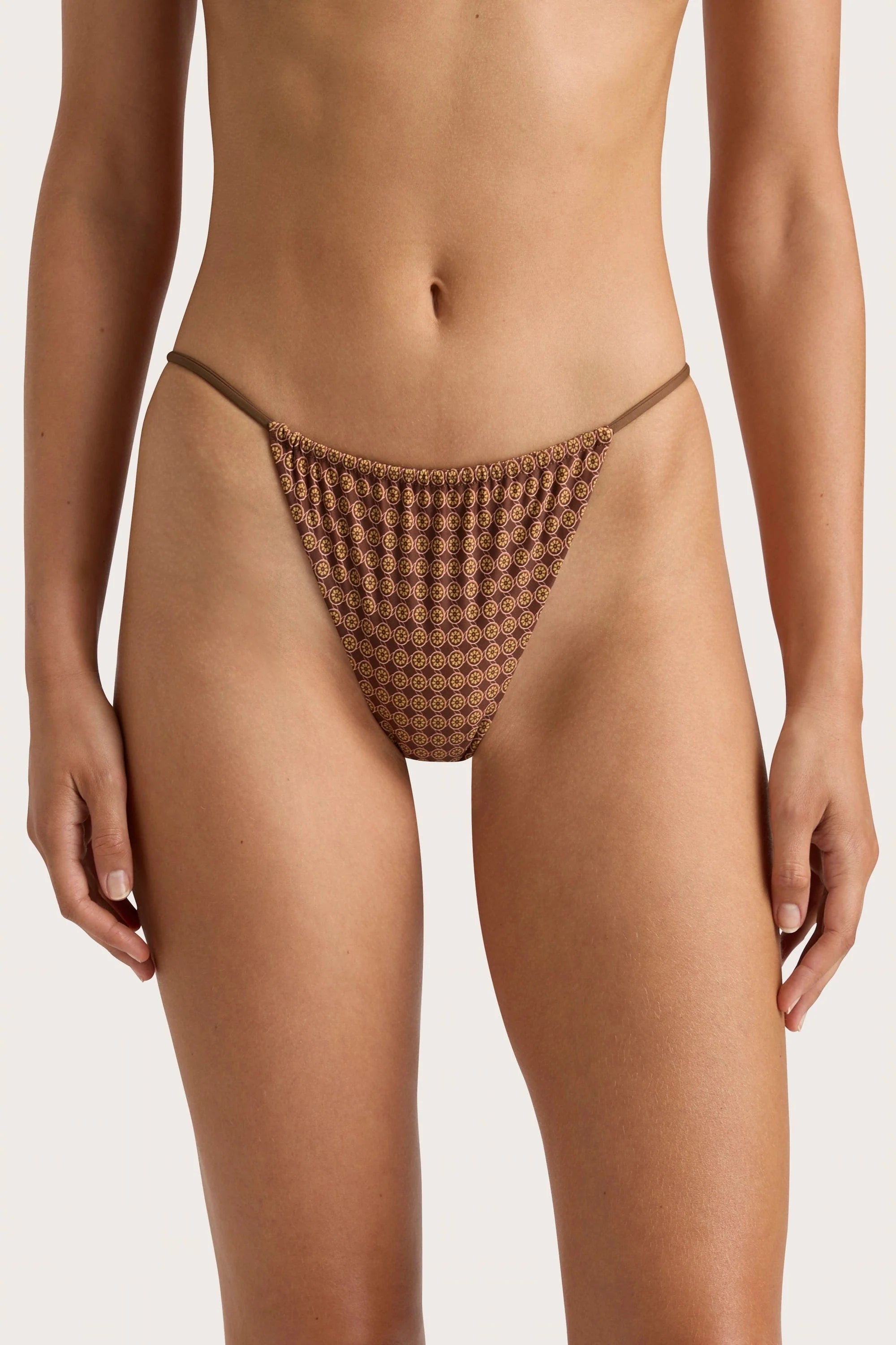 Elea Bikini Bottom Oliander Cocoa - Final Sale