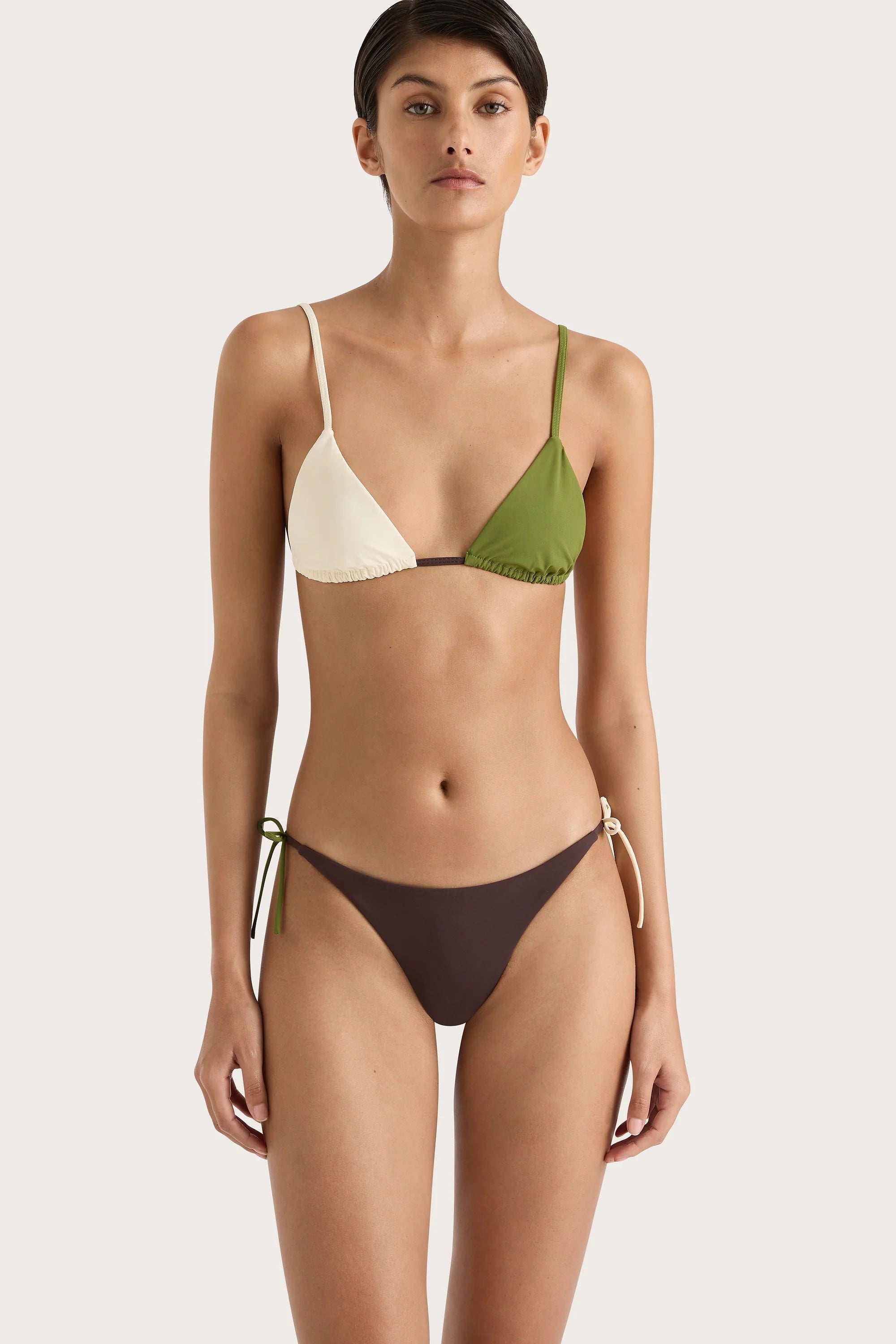 Yeva Bikini Top Verte Multi - Final Sale