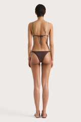 Yeva Bikini Top Verte Multi - Final Sale