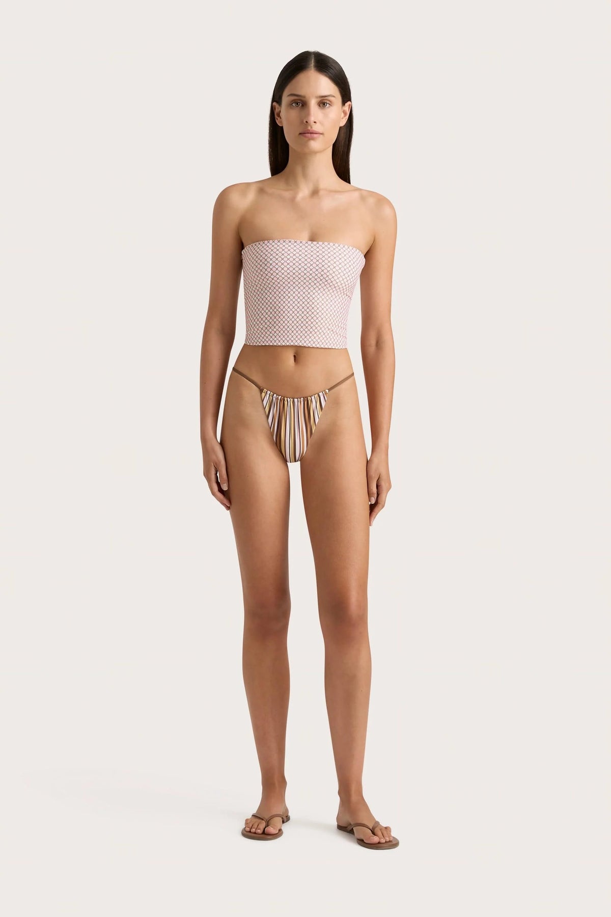 Jean Swim Top Oliander Blush - Final Sale