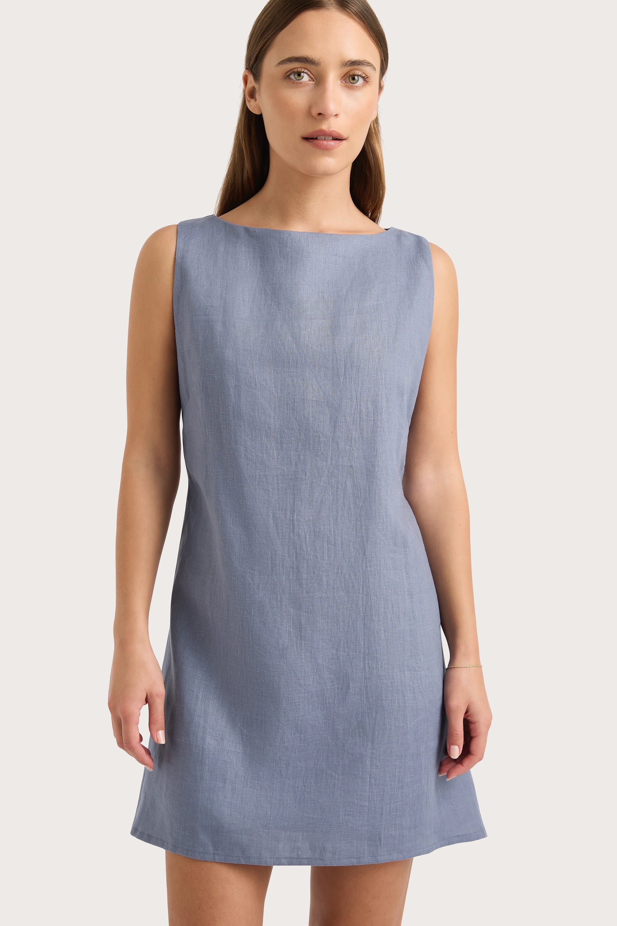 Nazarit Mini Dress Cornflower Blue - Final Sale