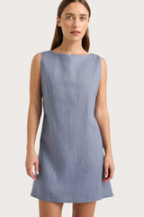 Nazarit Mini Dress Cornflower Blue - Final Sale