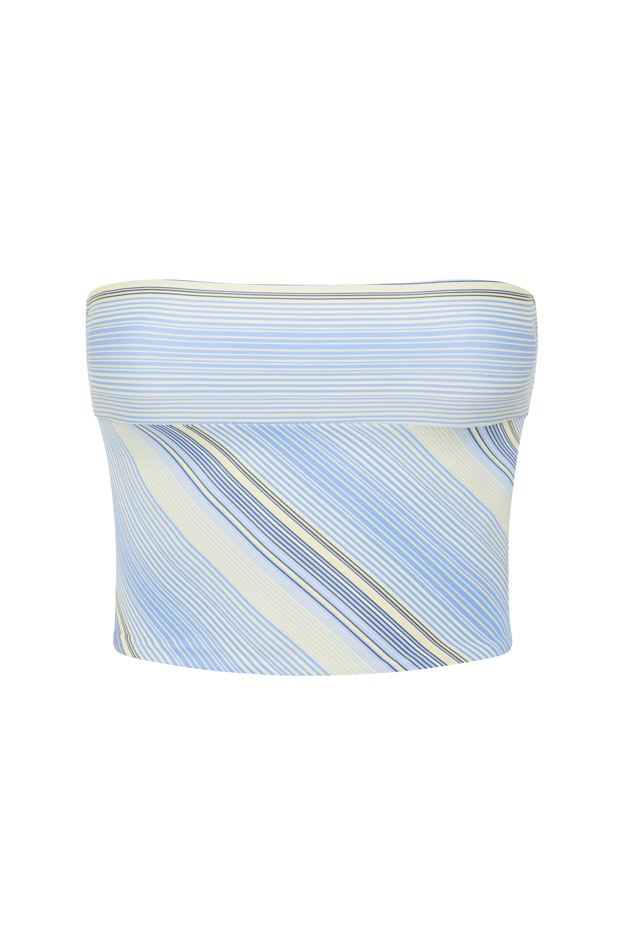 Jean Swim Top Futura Stripe Sky Blue - Final Sale