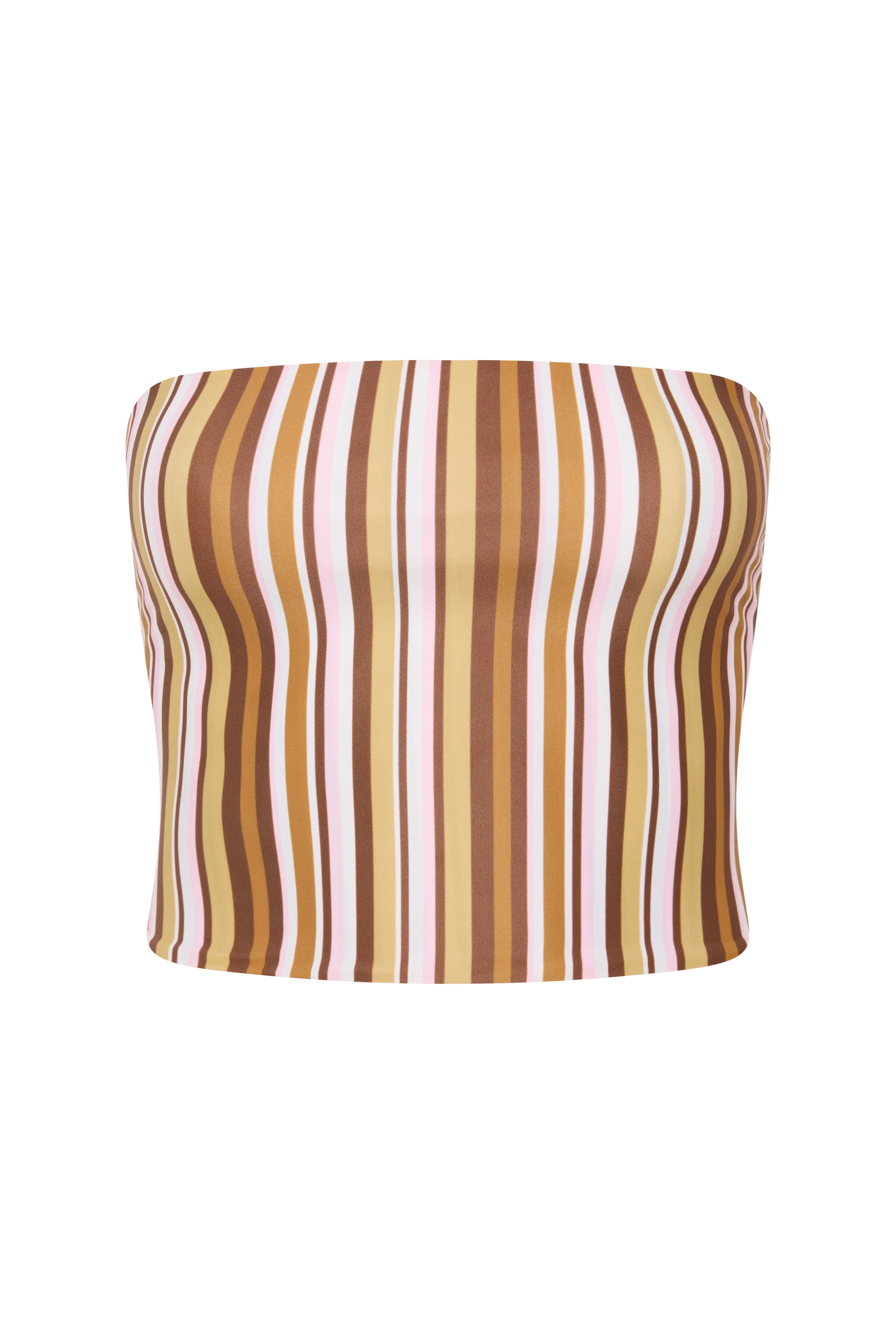 Jean Swim Top Terracotta Stripe - Final Sale