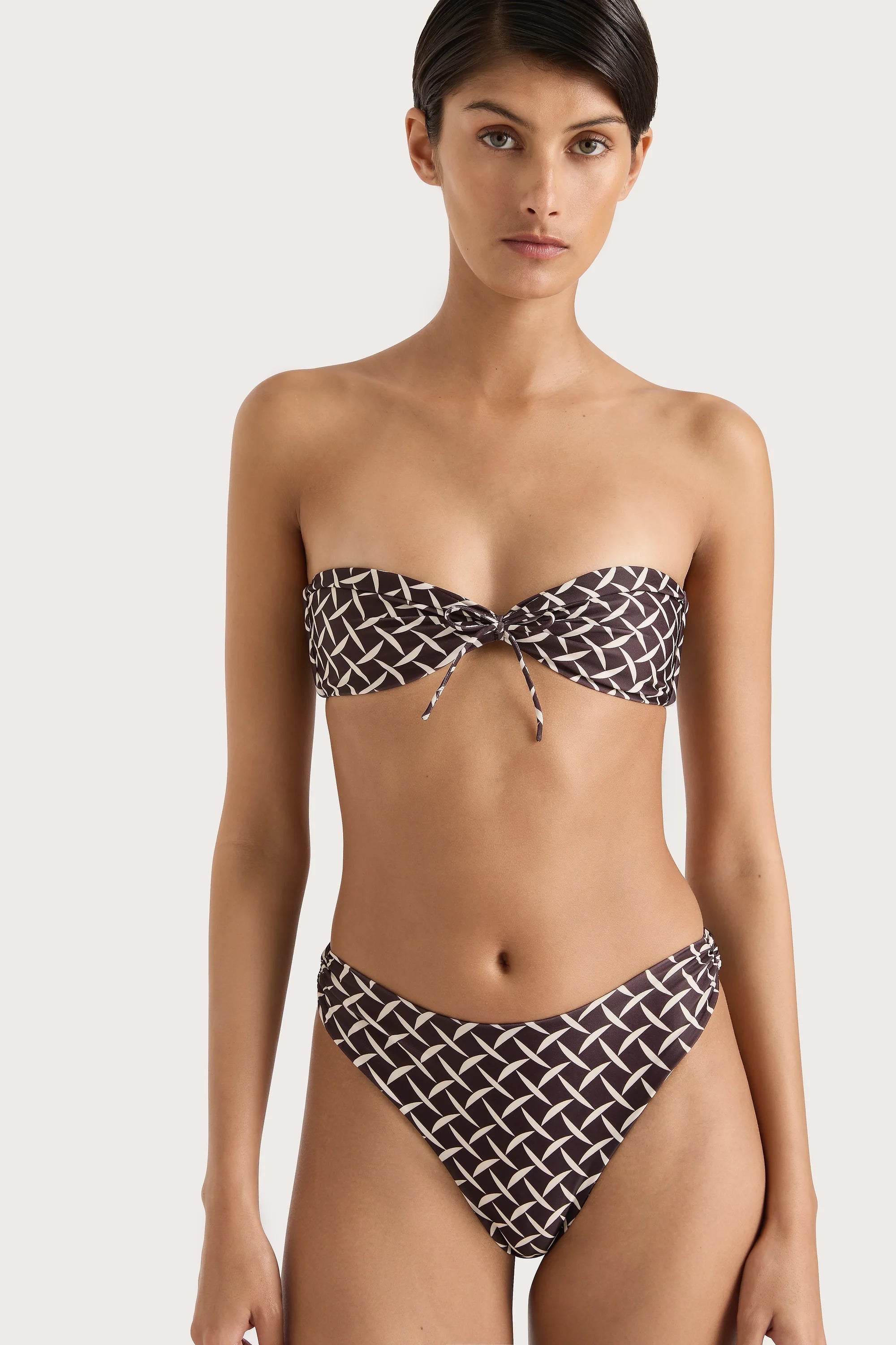 Bandol Bikini Top Espresso Geo - Final Sale