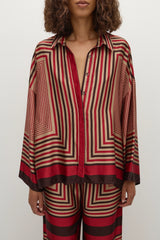 Cora Shirt Ylva Print - Final Sale