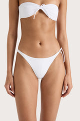 Bandol Bikini Bottom White - Final Sale