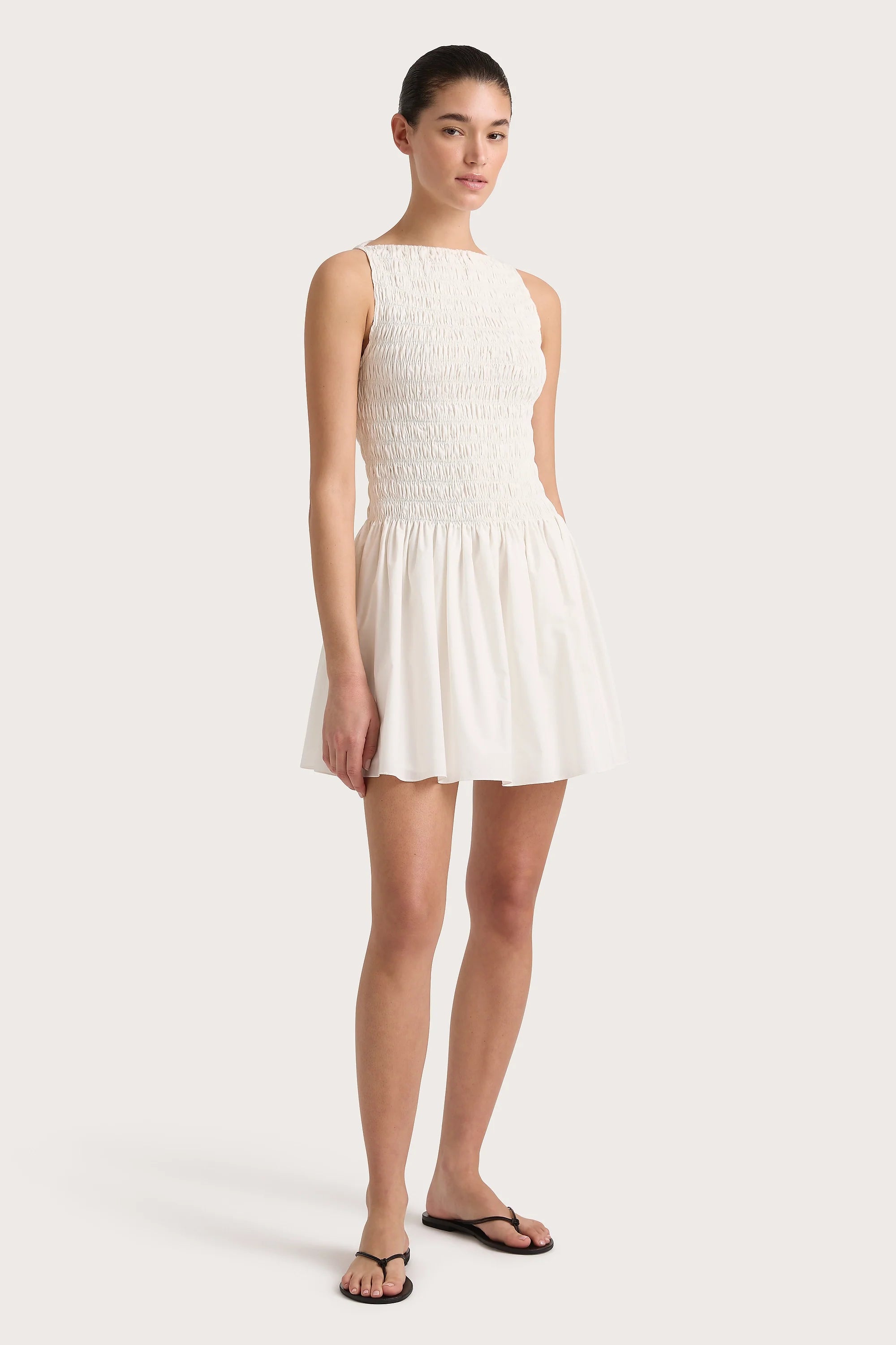 Noa Mini Dress White - Final Sale