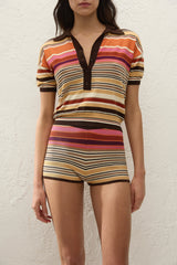 Sable Polo Shirt Murano Amber